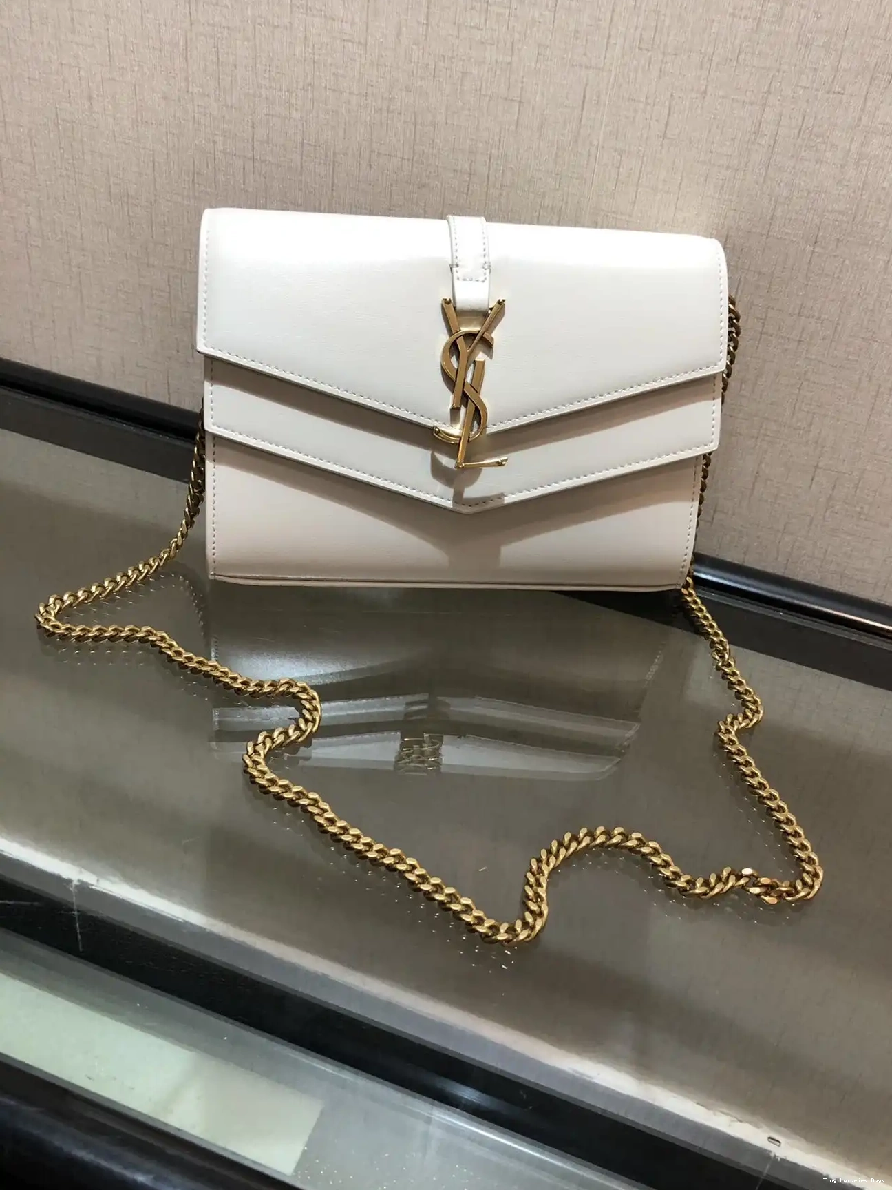 Tony Luxuries CHAIN MEDIUM YSL SULPICE WALLET 0515